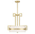Quatrain 4-Light Pendant in True Gold